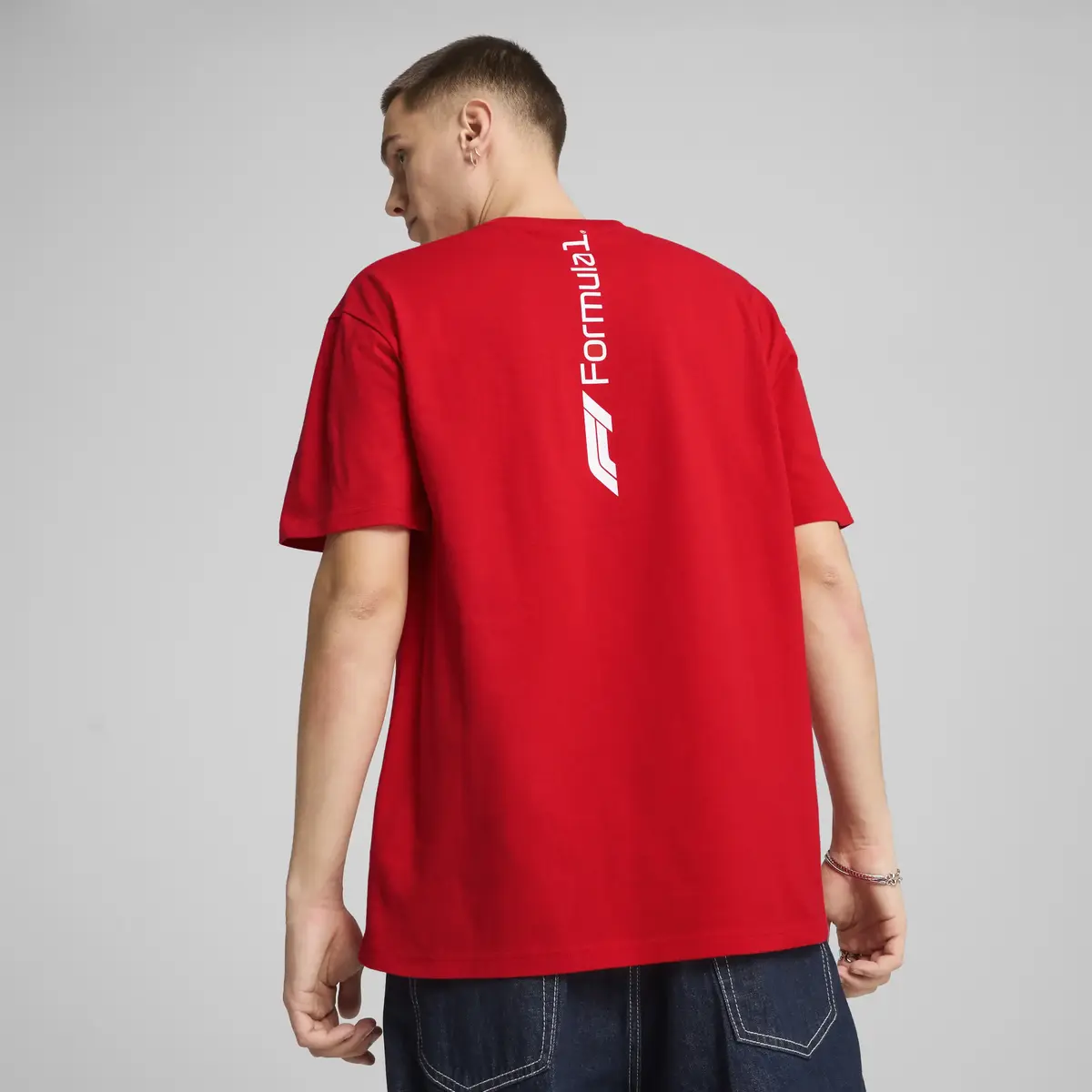 Puma F1 ESS+ Graphic Tee Relaxed Kırmızı Erkek T-Shirt