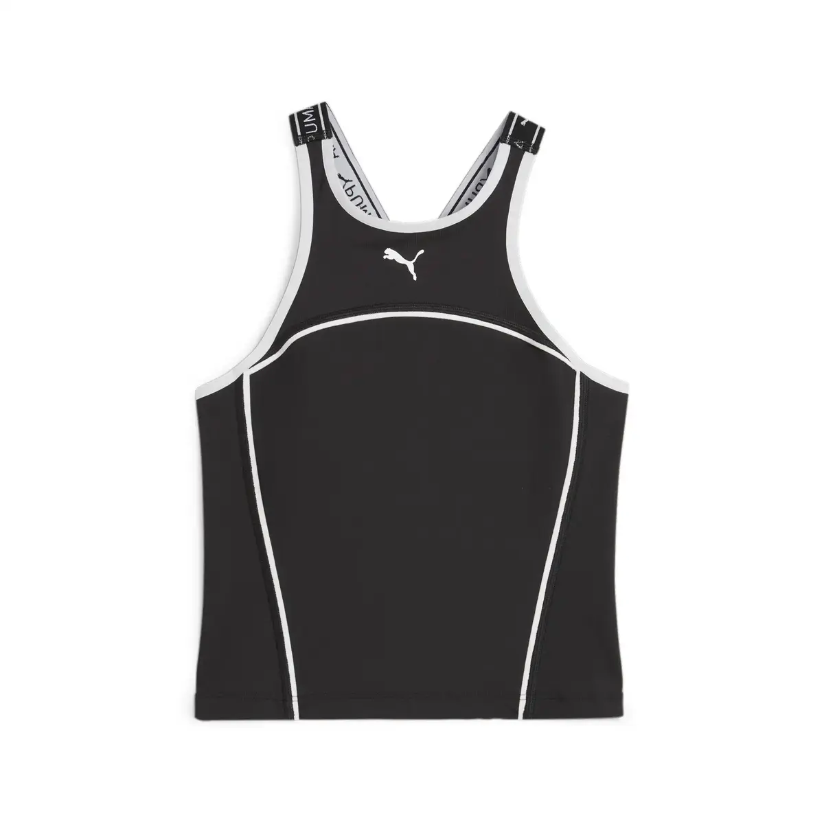 Puma FIT TRAIN STRONG FITTED TANK Siyah Kadın T-Shirt
