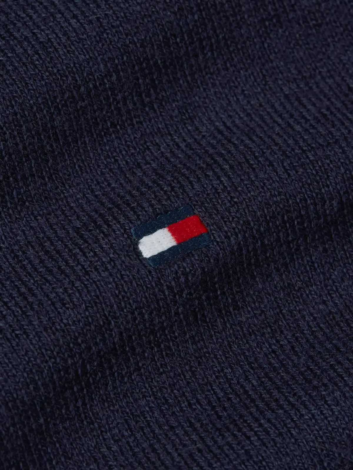 Tommy Hilfiger PIMA ORG CTN CASHMER, DW5 Siyah Erkek Kazak