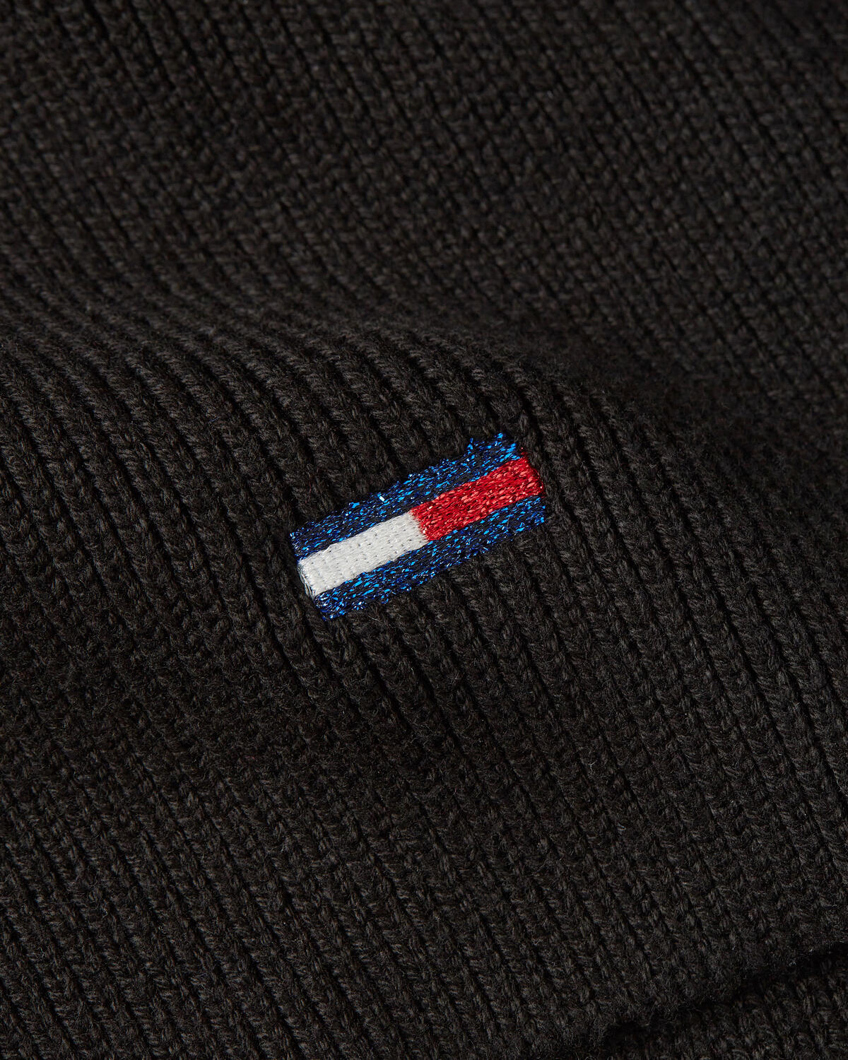 Tommy Hilfiger TJW FLAG SCARF Kadın Siyah Atkı