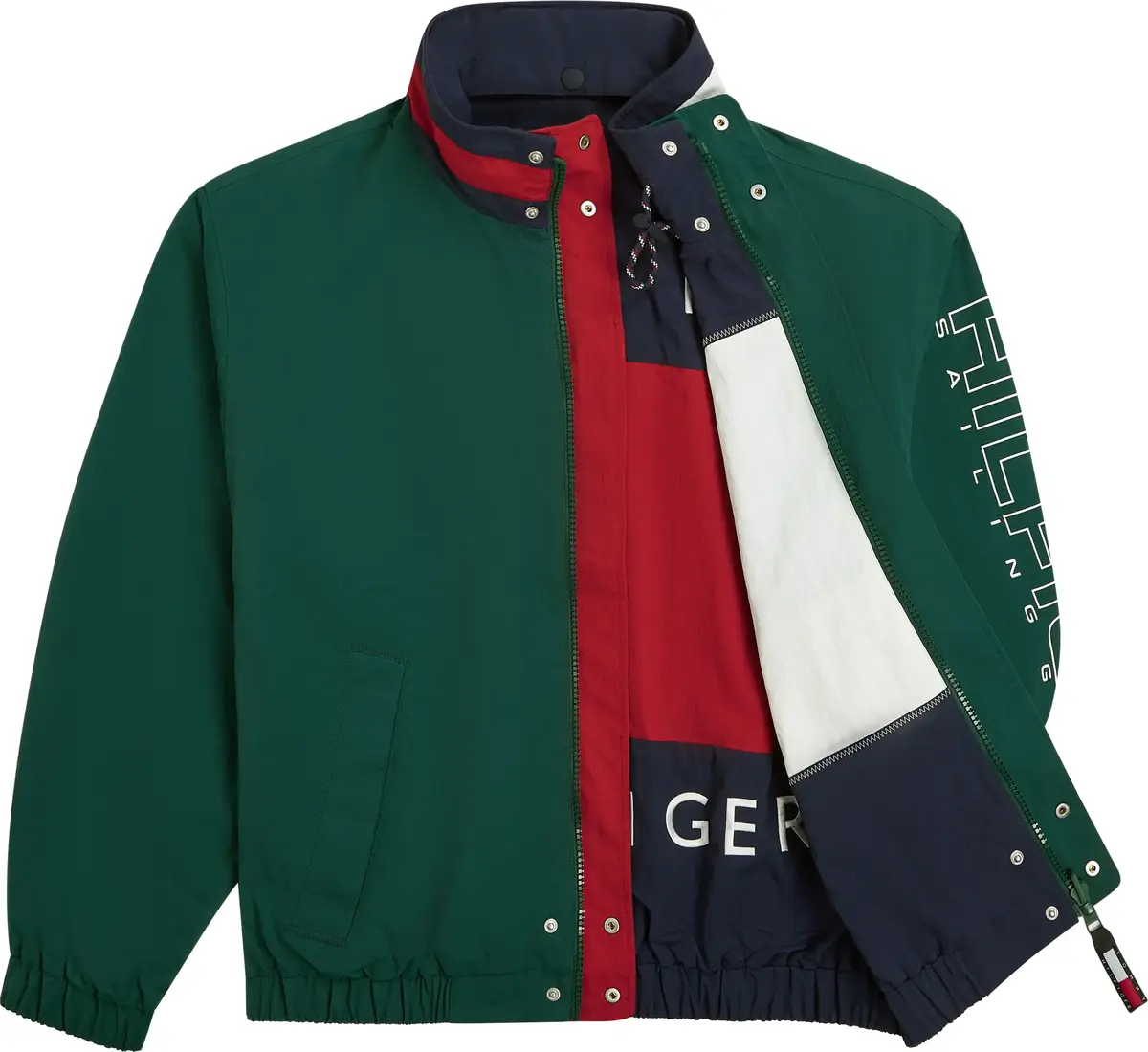 Tommy Hilfiger GI SAILING REVERSIBL, L6K Yeşil Erkek Ceket