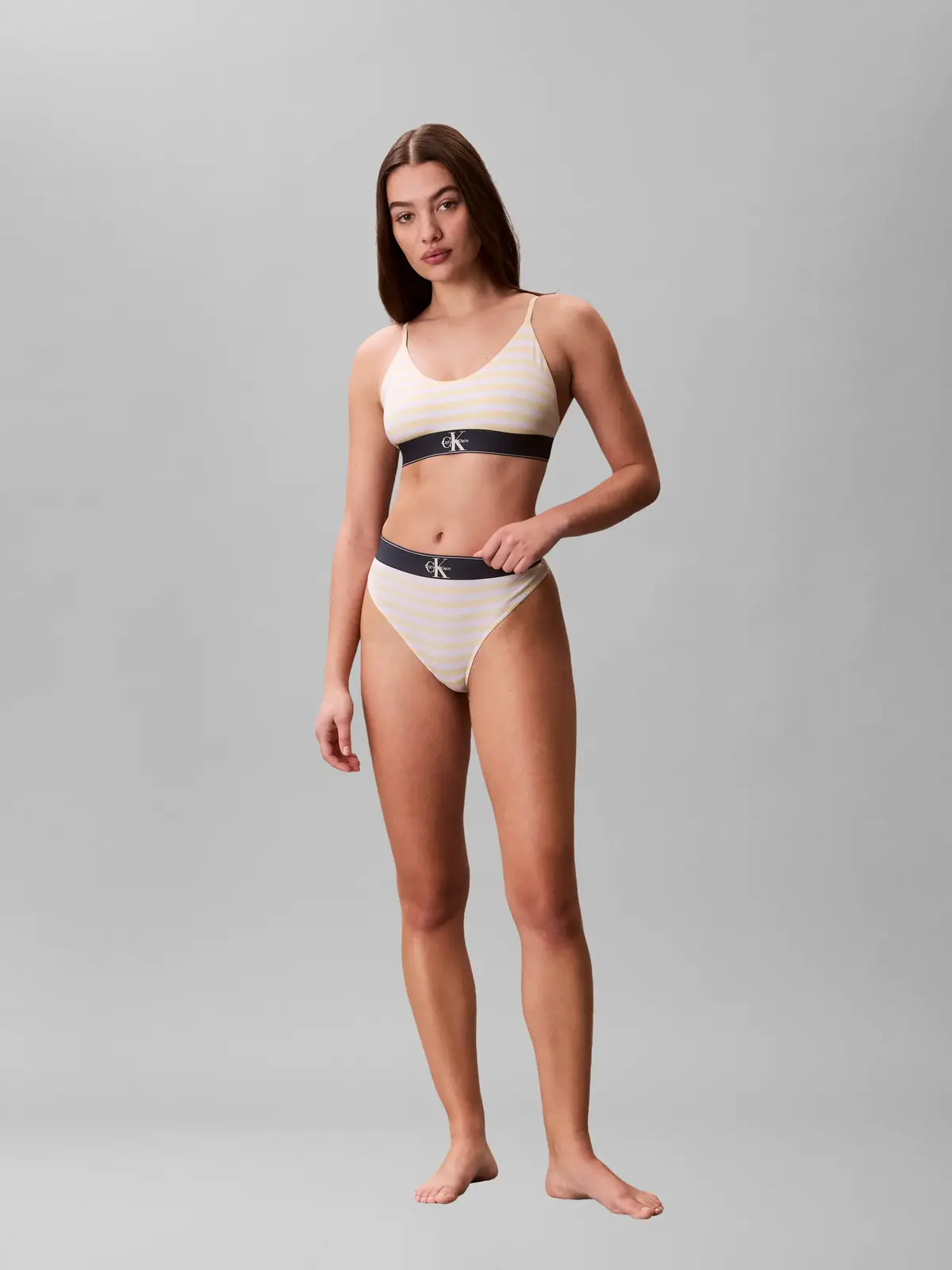 Calvin Klein THONG Sarı Tanga