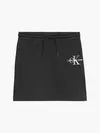 Calvin Klein MONOGRAM OFF PLACED Kadın Siyah Etek