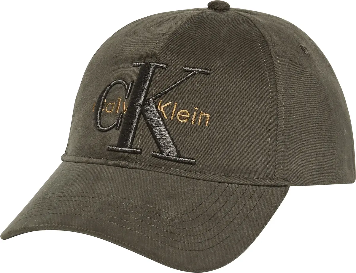 Calvin Klein LARGE LAYERED MONOLO, LLP Yeşil Erkek Şapka