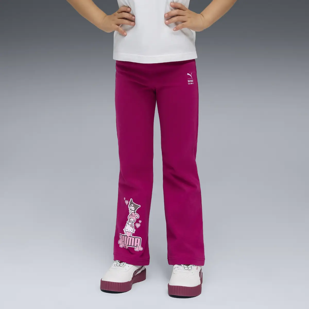Puma X HK&FR Flared Leggings Bordo Kız Çocuk Tayt