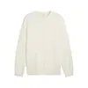 PUMA ESS ELEVATED Crew TR Bej Erkek Sweatshirt