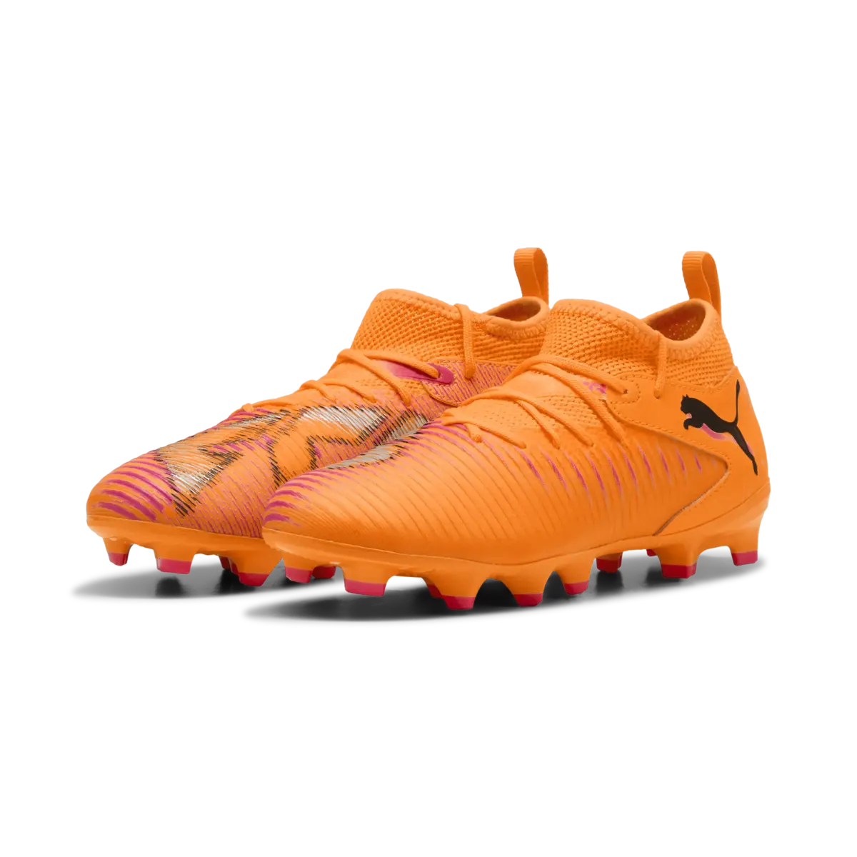 Puma FUTURE 8 MATCH FG/AG Jr Turuncu Erkek Çocuk Krampon