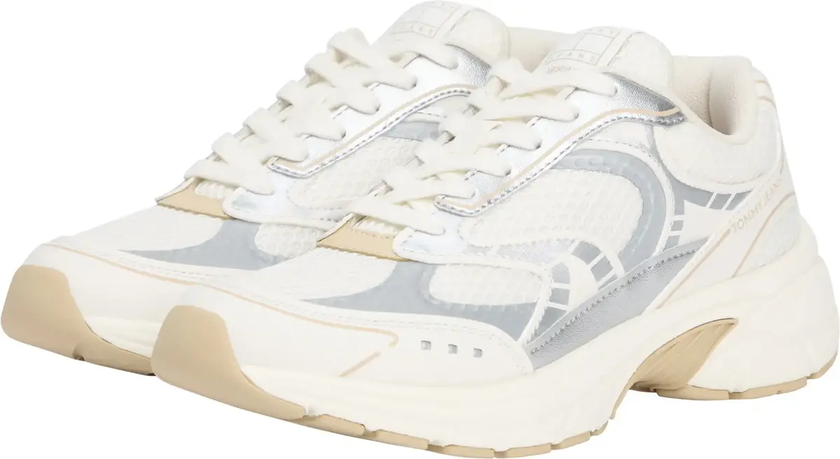 Tommy Hilfiger ARCHIVE '25, 02Z Beyaz Kadın Spor Ayakkabı & Sneaker