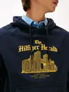 Tommy Hilfiger HERALD SKYLINE HOODY, DW5 Lacivert Erkek Hoodie