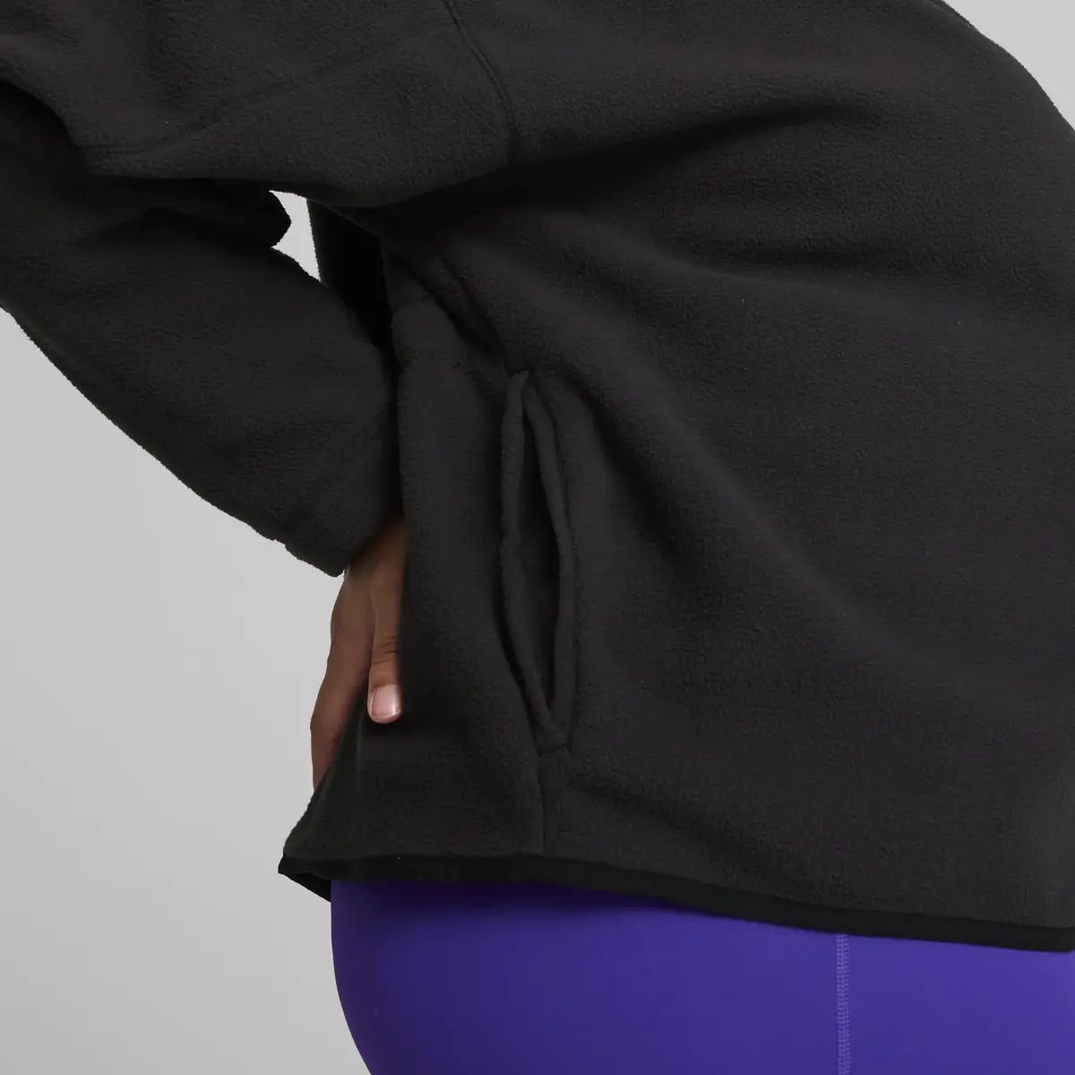 Puma WINTER TECH FLEECE JACKET W Siyah Kadın Ceket