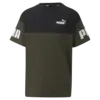 Puma Power Colorblock Tee Erkek T-Shirt & Polo