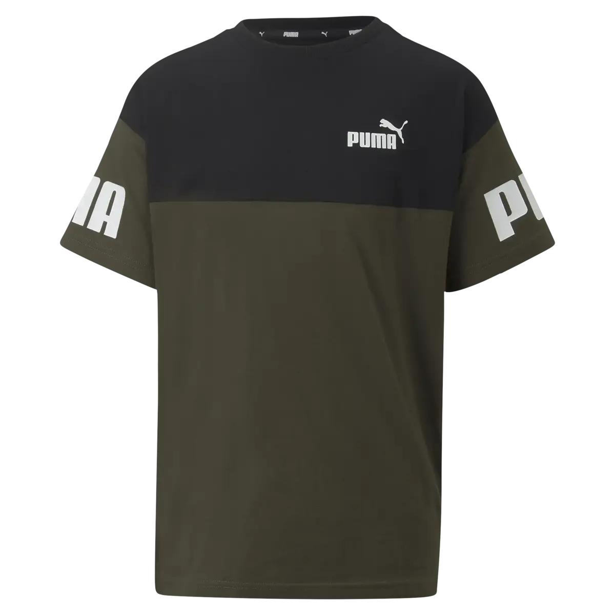 Puma Power Colorblock Tee Erkek T-Shirt & Polo