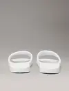 Calvin Klein SLIDE MONOGRAM CV, 0K4 Beyaz Erkek Terlik
