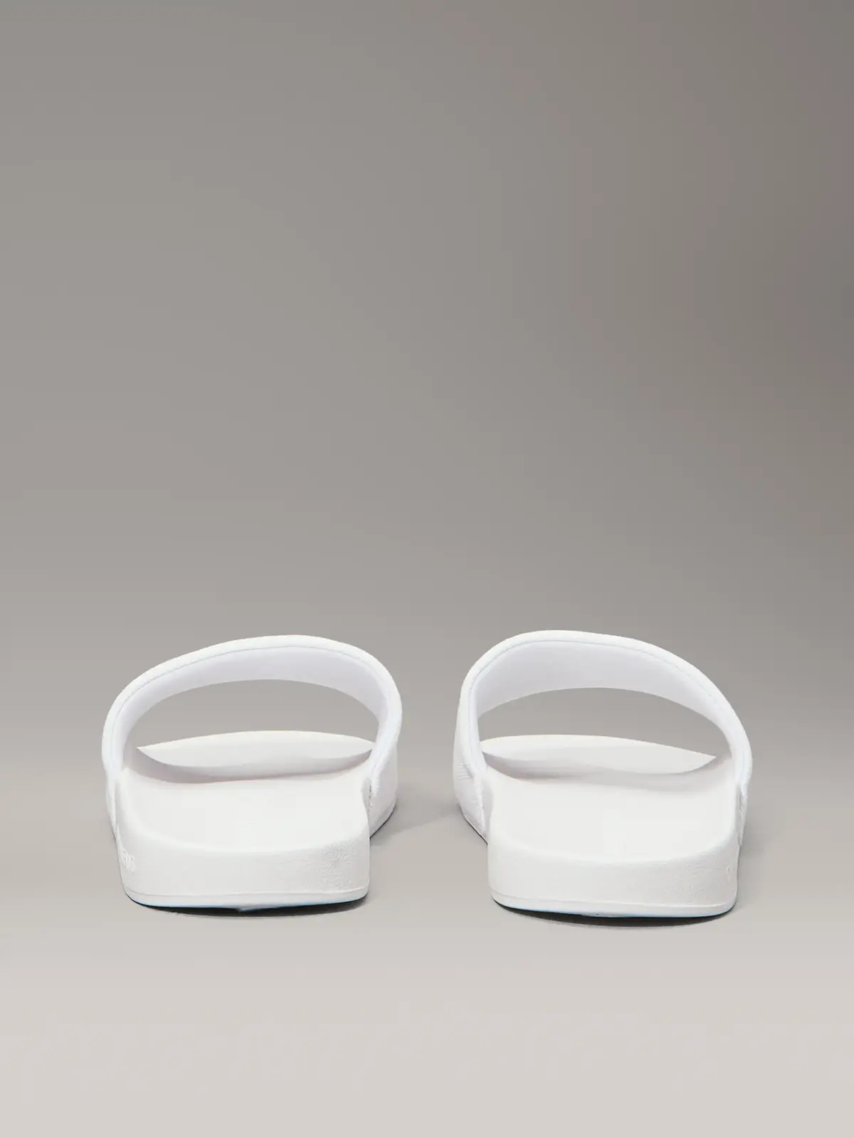 Calvin Klein SLIDE MONOGRAM CV, 0K4 Beyaz Erkek Terlik