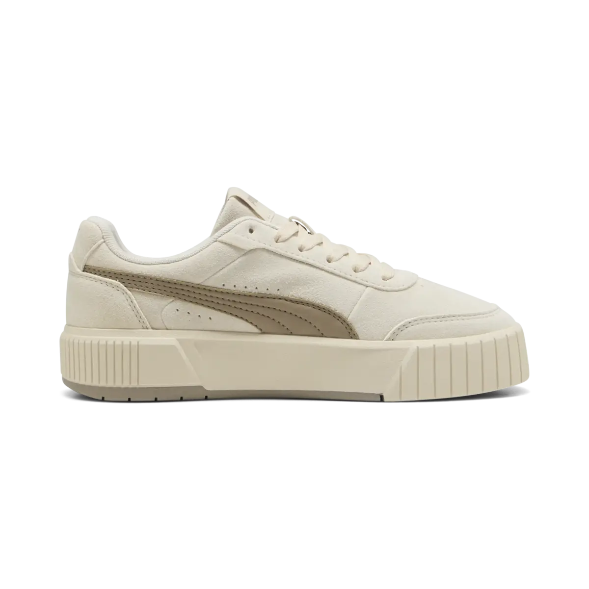 Puma Carina Mia SD Krem Kadın Spor Ayakkabı & Sneaker