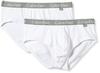Calvin Klein 2P BRIEF Beyaz 2'li Erkek Slip Set