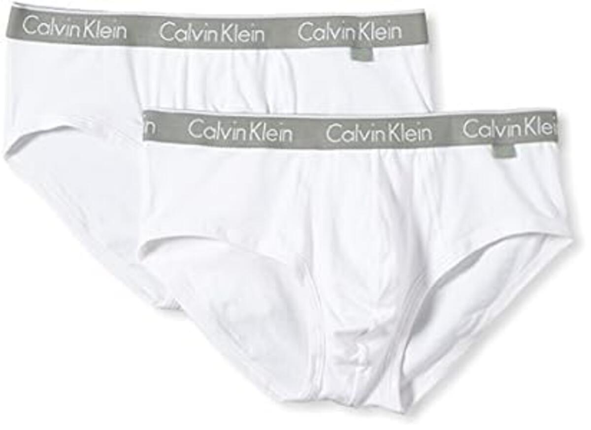 Calvin Klein 2P BRIEF Beyaz 2'li Erkek Slip Set