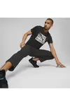 Puma Performance Slogan Cat Tee Siyah Erkek Koşu Ve Performans T-Shirt