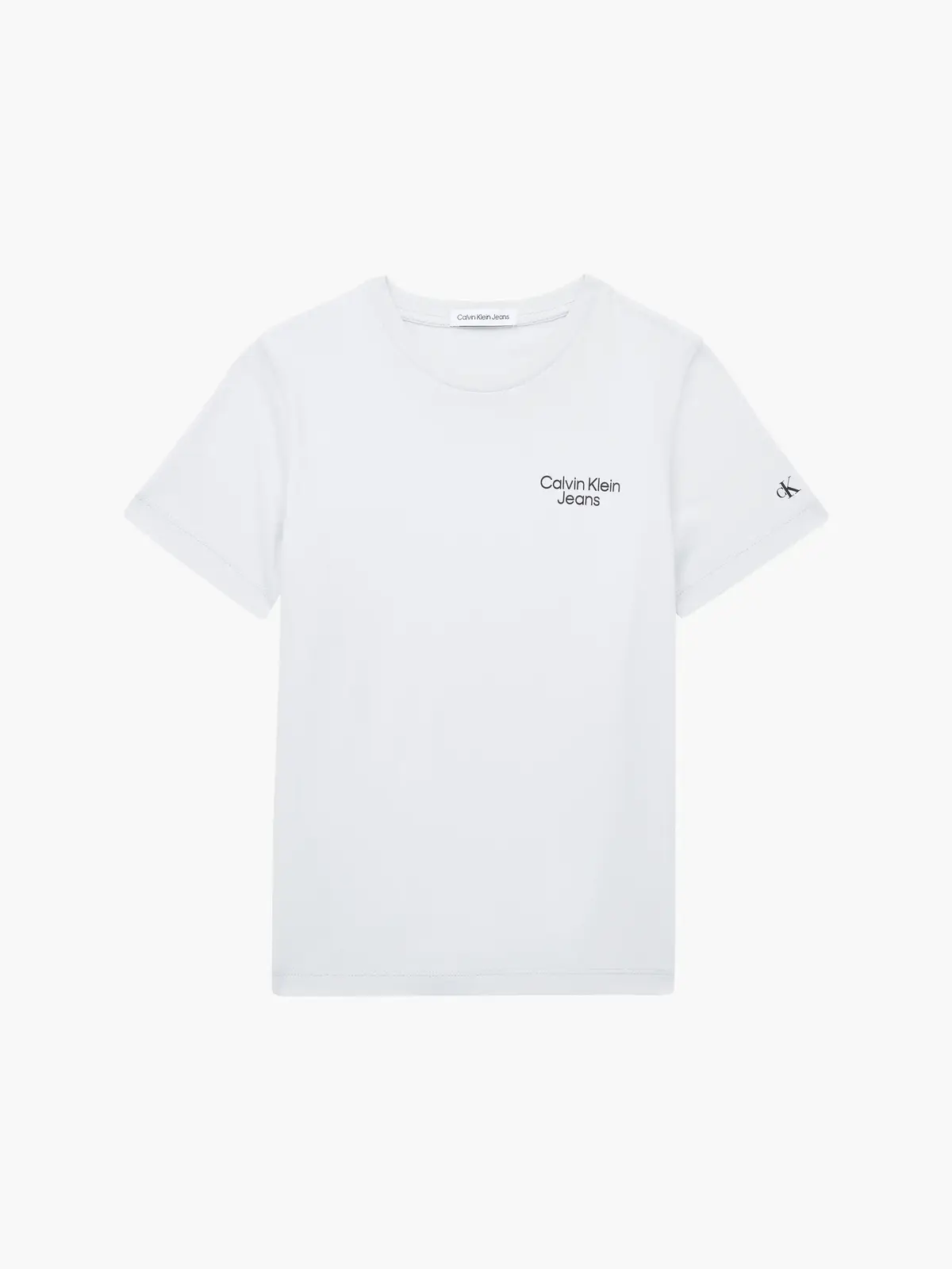 Calvin Klein CKJ STACK LOGO T-SHI Erkek Gri T-Shirt