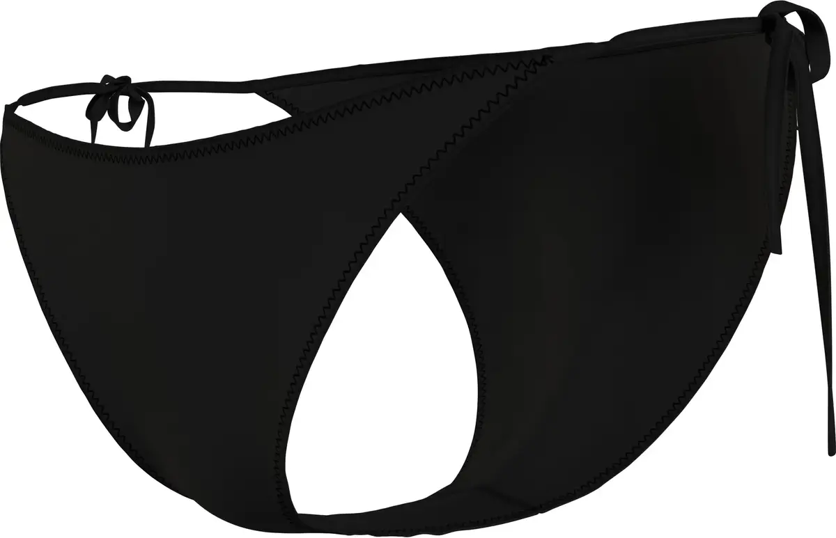 Calvin Klein STRING SIDE TIE CHEE Kadın Siyah Bikini Altı