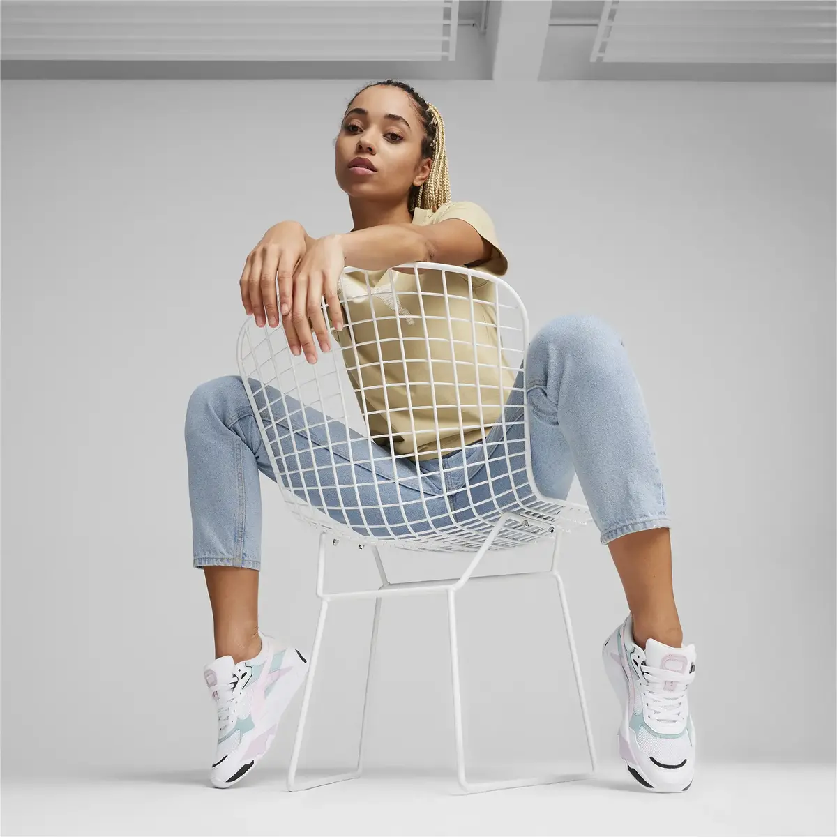 Puma Trinity Beyaz Unisex Günlük Spor Ayakkabı