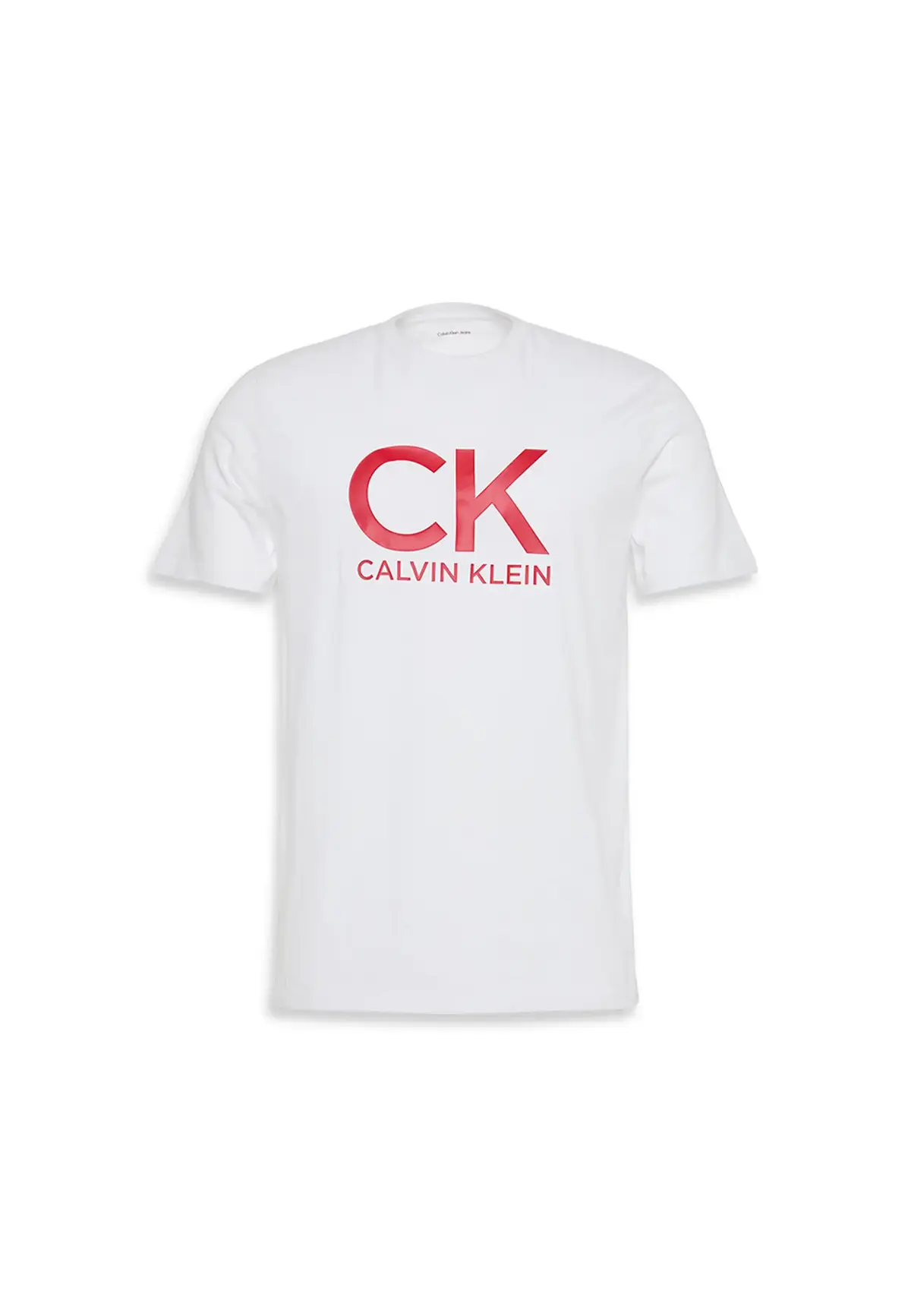 Calvin Klein SS 30S EU CK CALVIN Beyaz Erkek Tişört