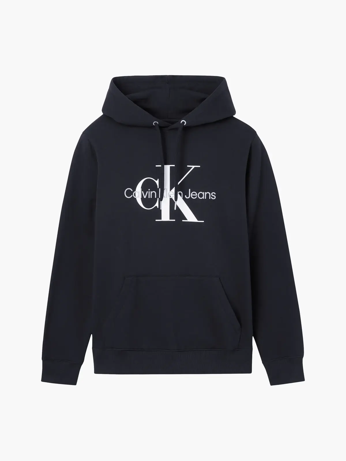 Calvin Klein CORE MONOLOGO HOODIE Erkek Siyah Sweatshirt