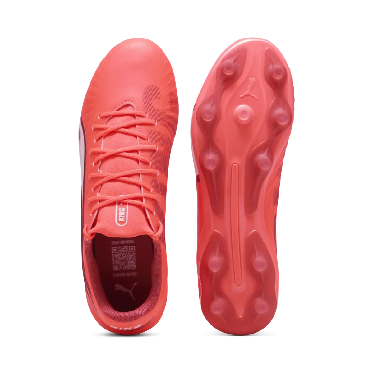 Puma KING MATCH FG/AG Kırmızı Erkek Krampon