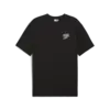 Puma DOWNTOWN Relaxed Graphic Tee Siyah Erkek Tişört