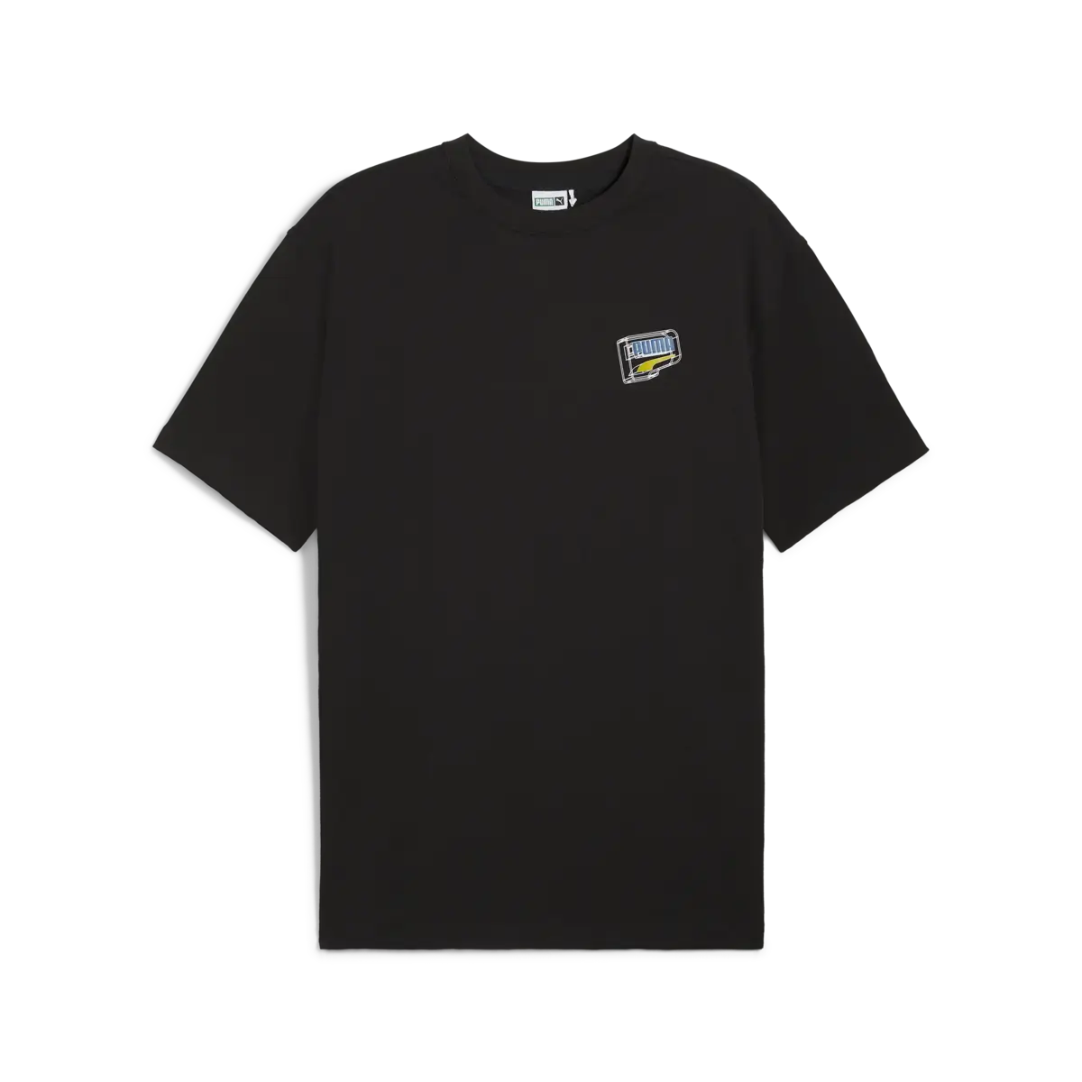 Puma DOWNTOWN Relaxed Graphic Tee Siyah Erkek Tişört