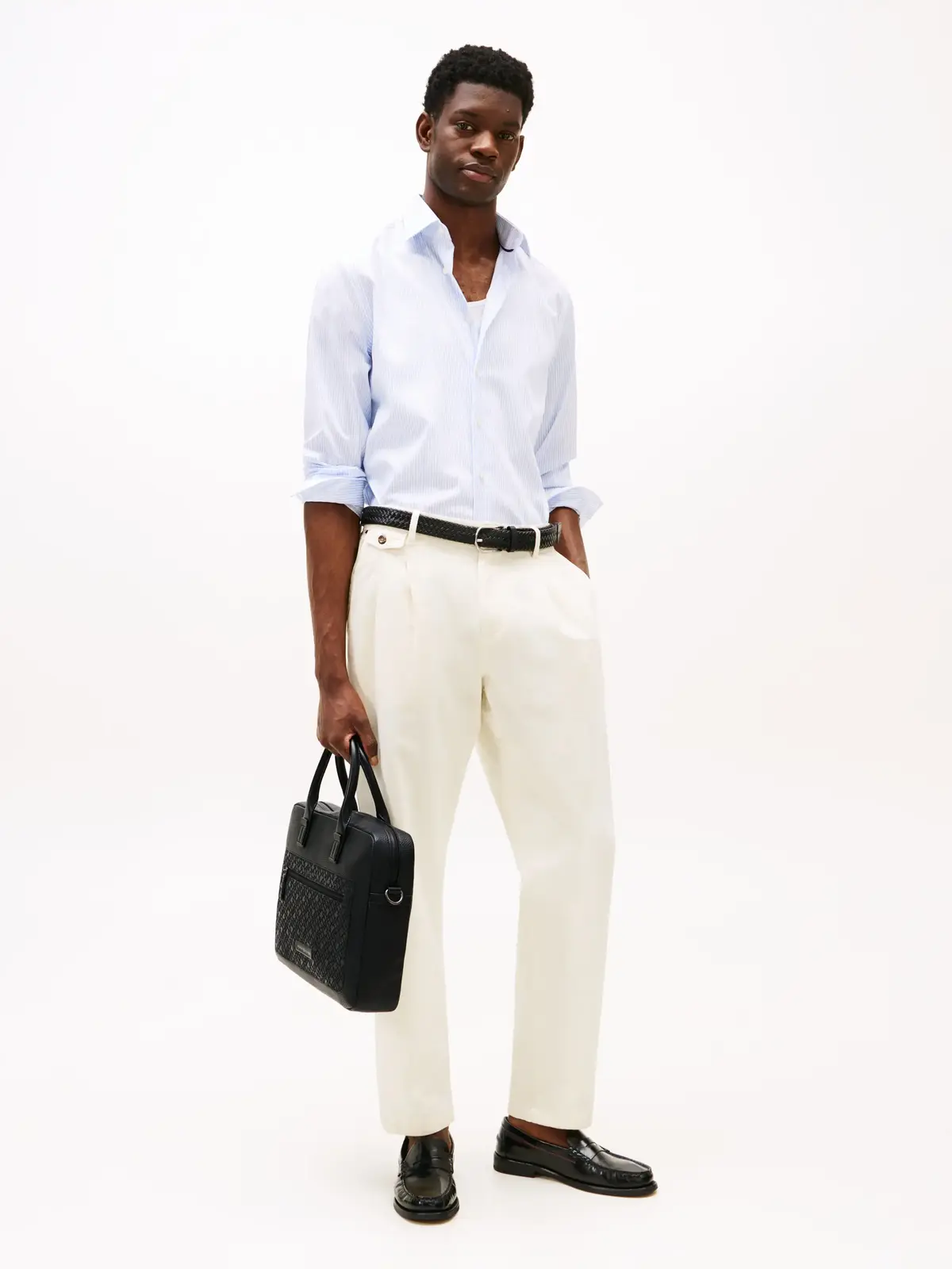 Tommy Hilfiger TH MONOGRAM COMPUTER, BDS Siyah Erkek Çanta & Cüzdan