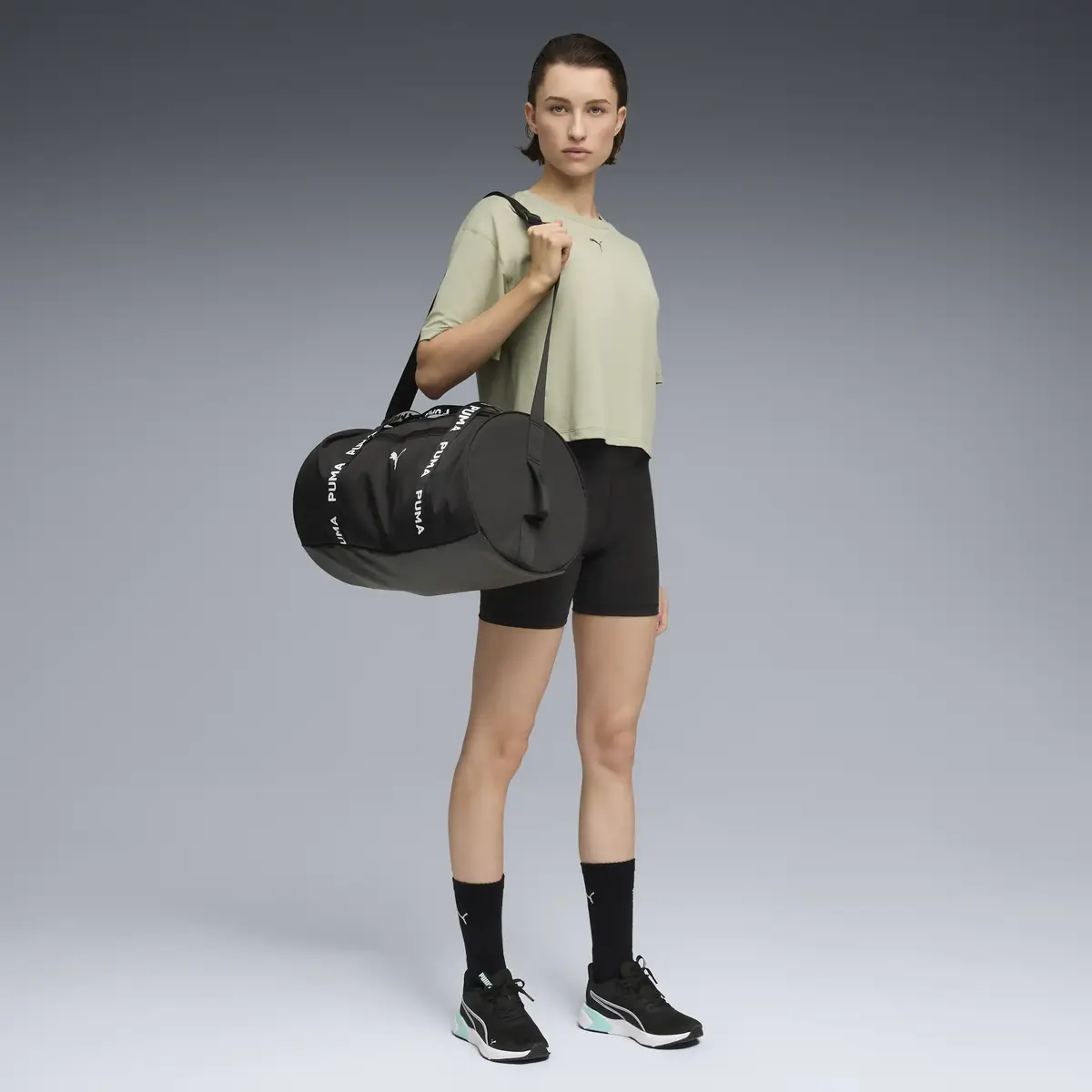 Puma W CLOUDSPUN RELAXED TEE Yeşil Kadın T-Shirt