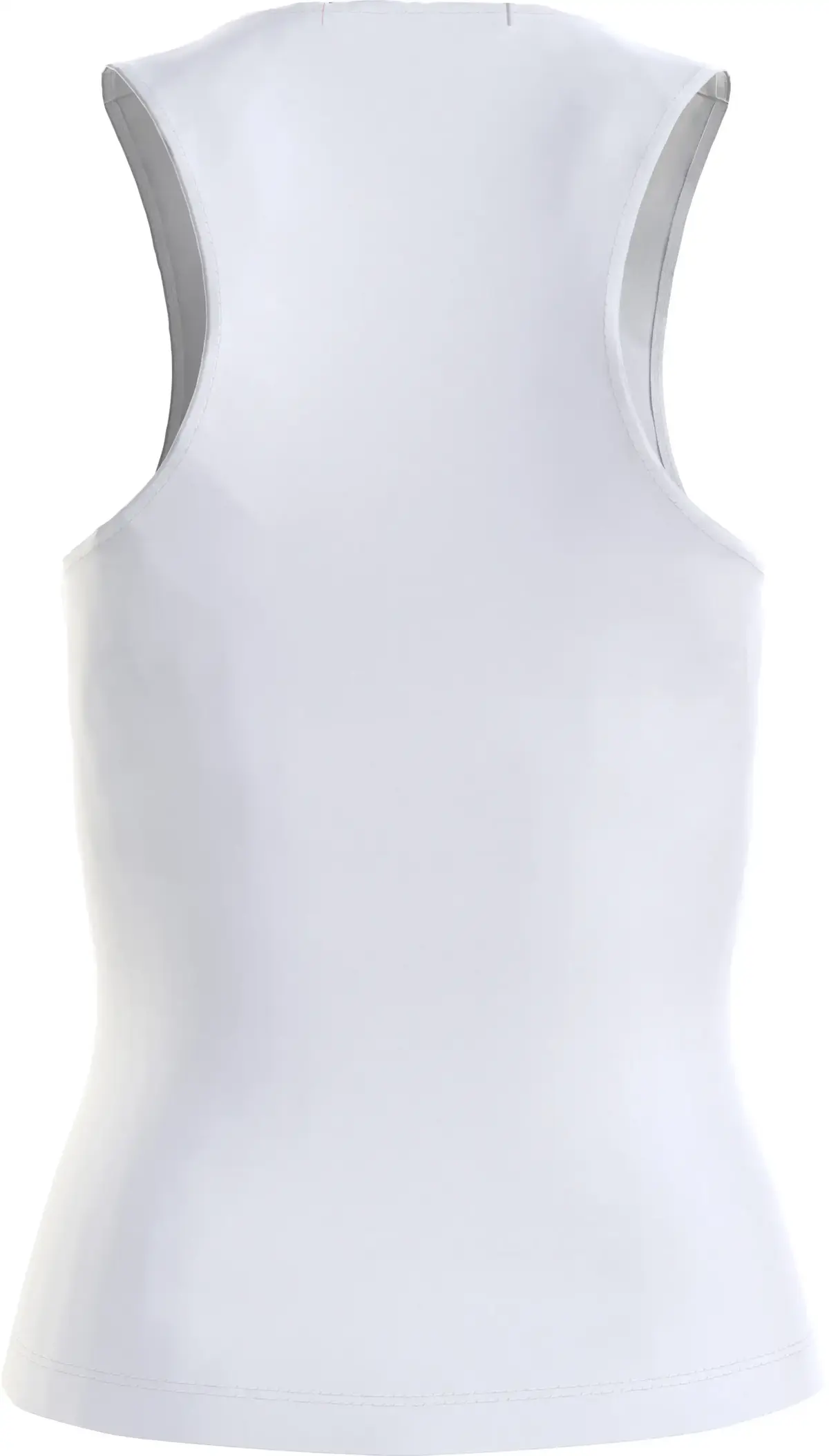 Calvin Klein MICRO MONOLOGO RACER, YAF Beyaz Kadın T-Shirt & Polo