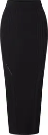 Calvin Klein ICONIC RIB MAXI SKIR Kadın Siyah Etek