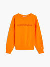 Calvin Klein CKJ RAISED EMBRO SWE Erkek Turuncu Sweatshirt