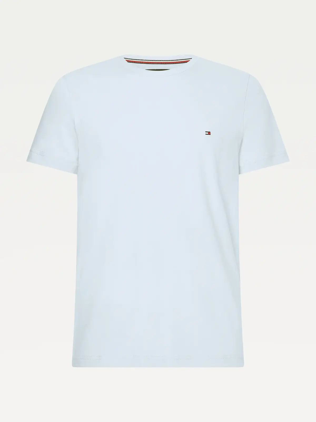 Tommy Hilfiger STRETCH SLIM FIT TEE Erkek Mavi T-Shirt