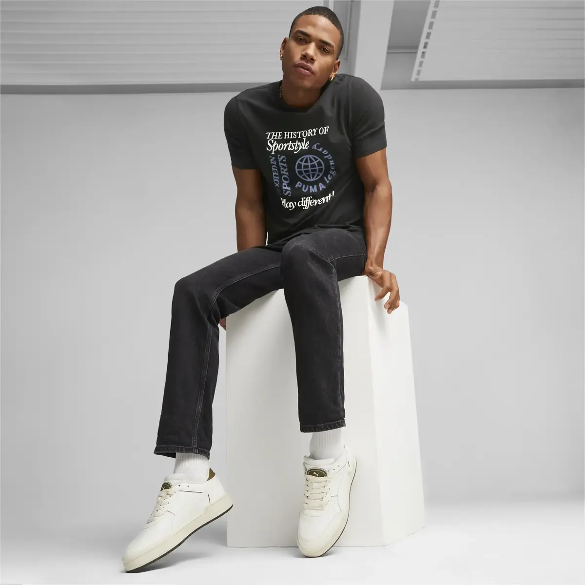 Puma CA Pro Sport Beyaz Erkek Günlük Spor Ayakkabı