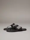 Calvin Klein FLAT SANDAL TOEPOST, 0GJ Siyah Kadın Terlik