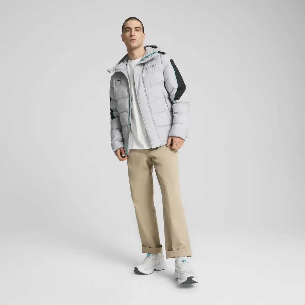 Puma MAPF1 MT7+ Ecolite Pdd Jkt Gri Erkek Şişme Mont