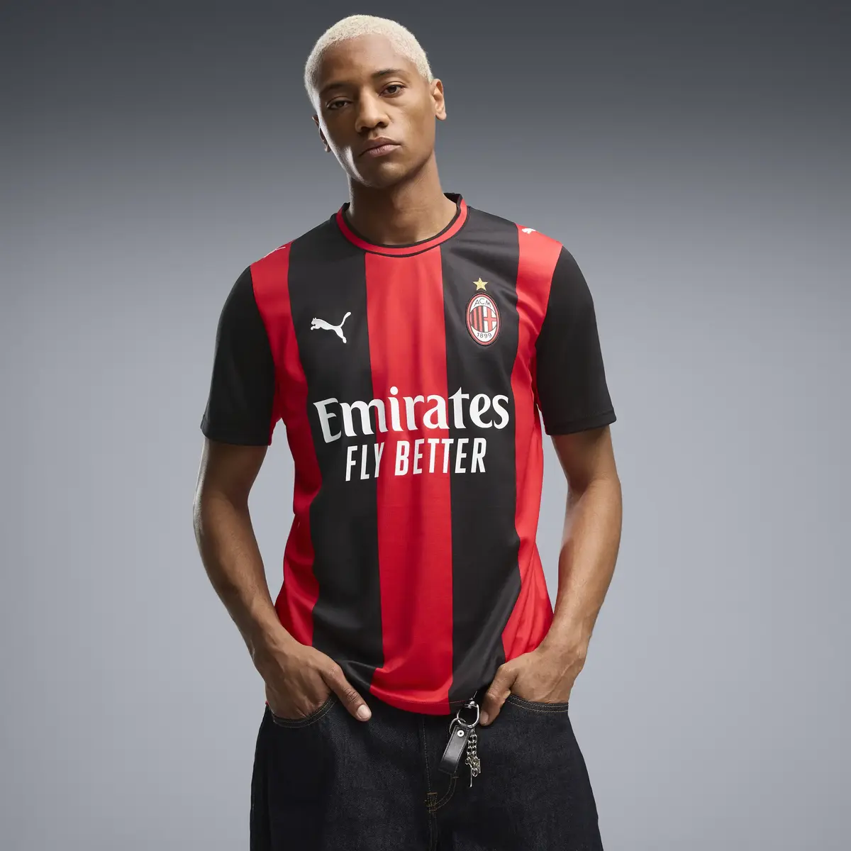 PUMA ACM Home Jersey Replica Kırmızı Erkek Forma