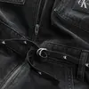 Calvin Klein DENIM LS JUMPSUIT SO Kadın Antrasit Tulum