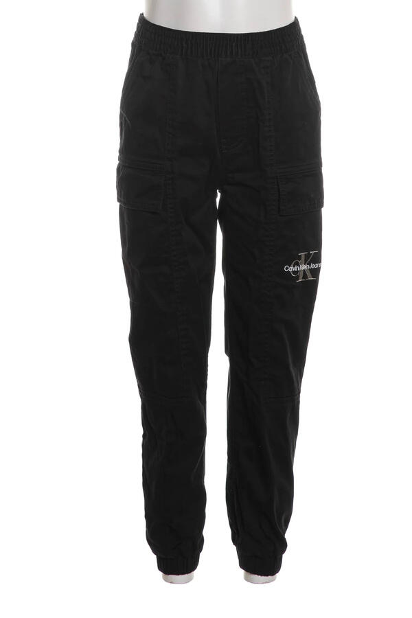 Calvin Klein ESSENTIAL WOVEN CARGo Siyah Çocuk Kargo Pantolon