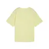 Puma ESS NATURE 2.0 Relaxed Tee Sarı Kadın T-Shirt
