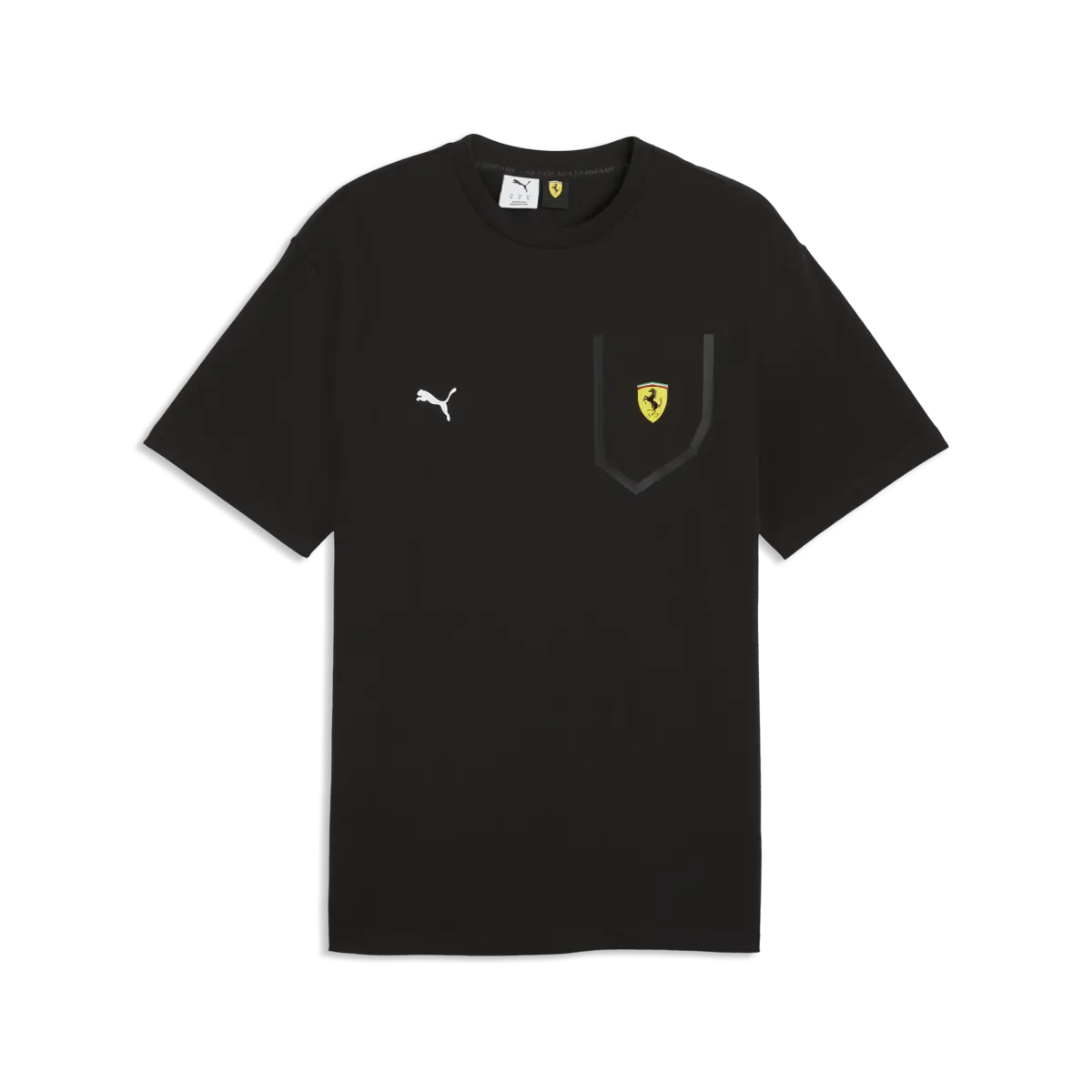PUMA Ferrari Tech TEE Siyah Erkek T-Shirt & Polo