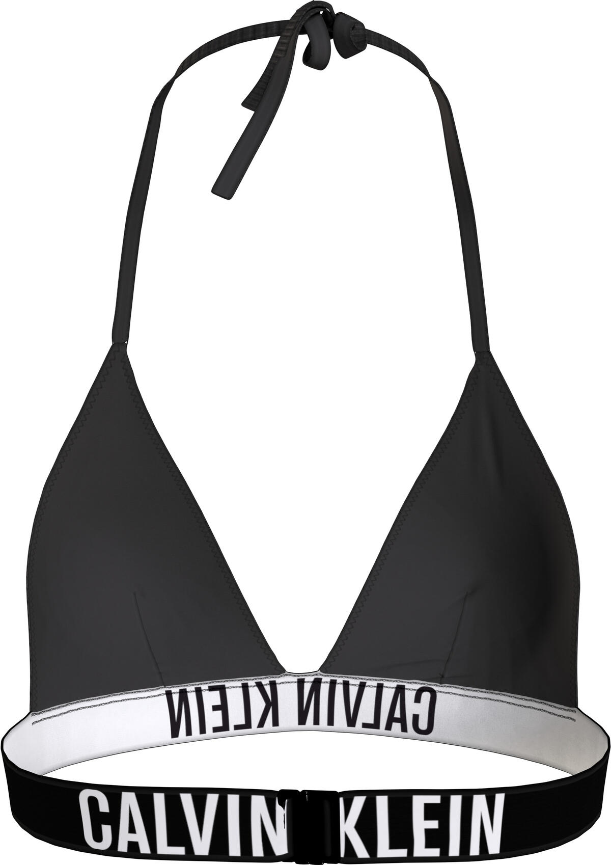 Calvin Klein TRIANGLE-RP Kadın Siyah Bikini Üstü