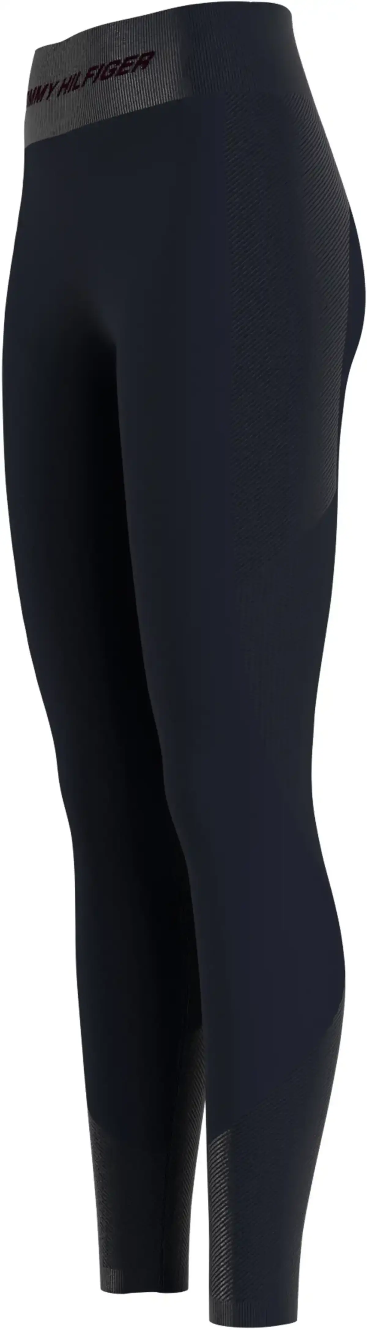 Tommy Hilfiger HW SHINY SEAMLESS LE Kadın Siyah Tayt