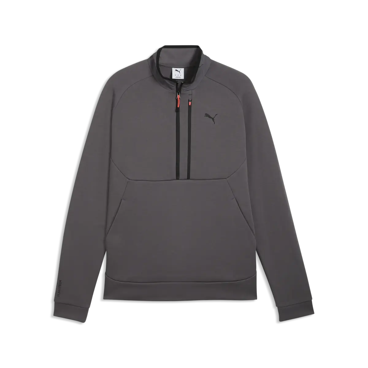 PUMA PUMATECH Half Zip Gri Erkek Sweatshirt