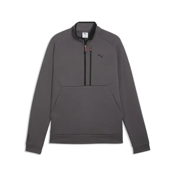 PUMA PUMATECH Half Zip Gri Erkek Sweatshirt