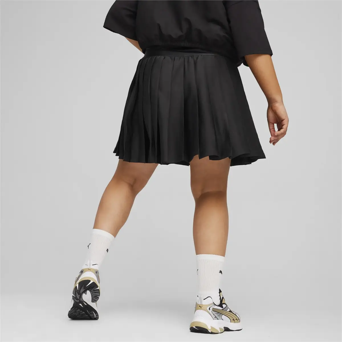 Puma Classics Pleated Skirt Siyah Kadın Etek