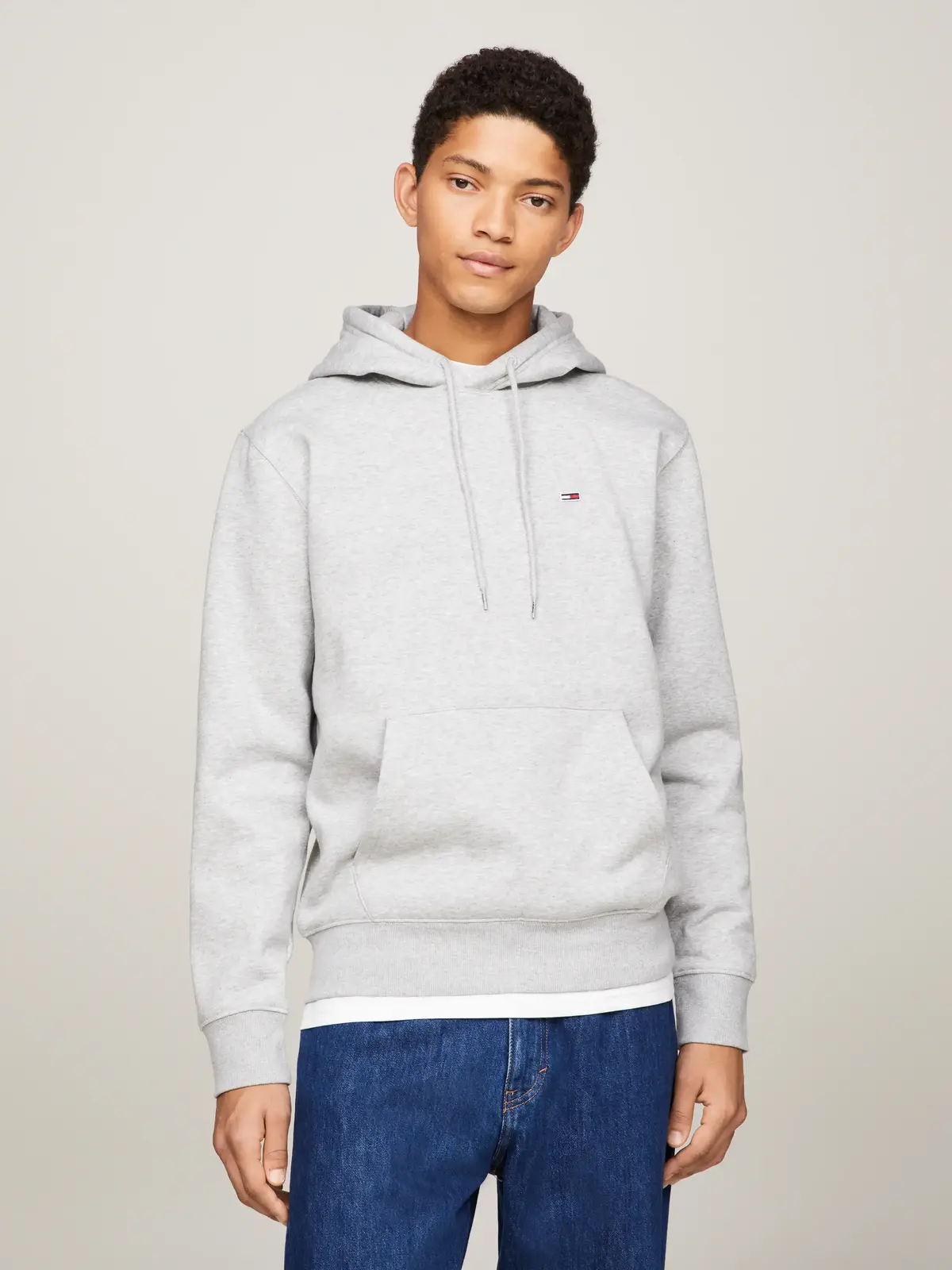 Tommy Hilfiger TJM REGULAR FLEECE H Erkek Gri Sweatshirt